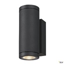 ENOLA, applique ext, rond, S, anthracite, LED, 7W, 3000K/4000K, IP65, up/down 1003424