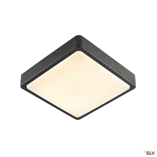 AINOS, applique et plafonnier ext, carré, anthracite, LED 17W, 3000K/4000K, IP65 1003450