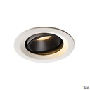 NUMINOS® MOVE M, encastré plafond orientable, 55°, blanc/noir, LED 17,55W 2700K 1003571