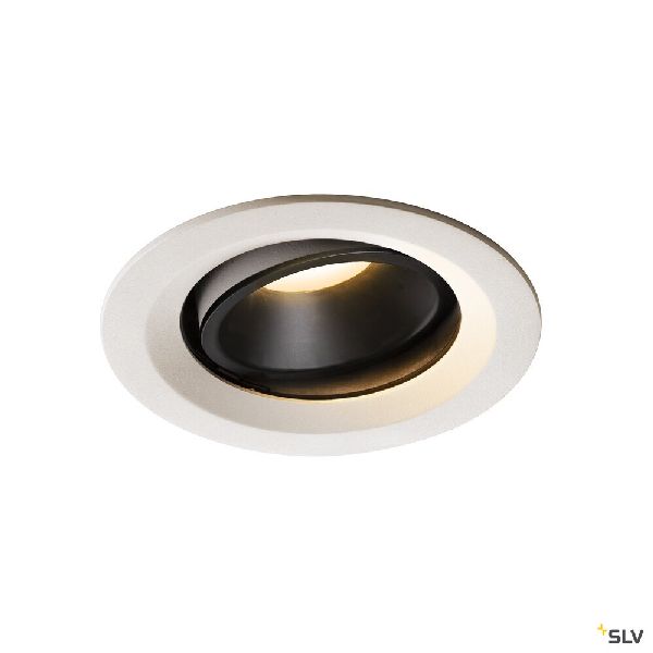 NUMINOS® MOVE M, encastré plafond orientable, 20°, blanc/noir, LED 17,55W 3000K 1003589