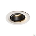 NUMINOS® MOVE M, encastré plafond orientable, 20°, blanc/noir, LED 17,55W 3000K 1003589