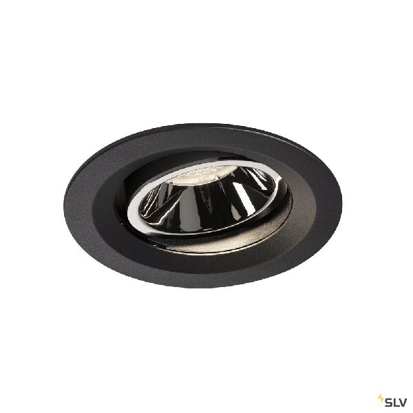 NUMINOS® MOVE M, encastré plafond orientable, 20°, noir/chrome, LED 17,55W 4000K 1003603