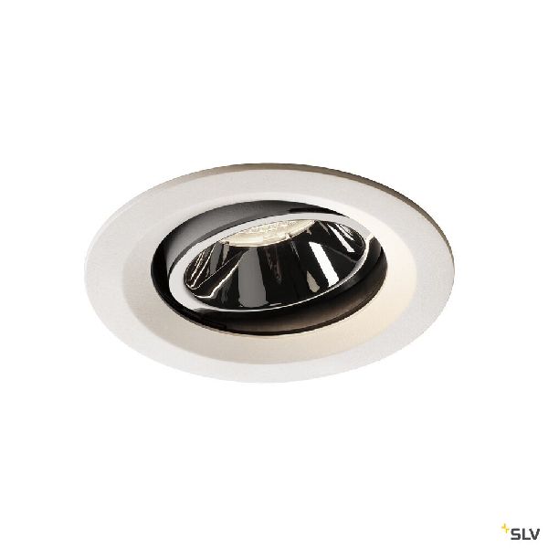 NUMINOS® MOVE M, encastré plafond orientable, 20°, blanc/chrome LED 17,55W 4000K 1003615