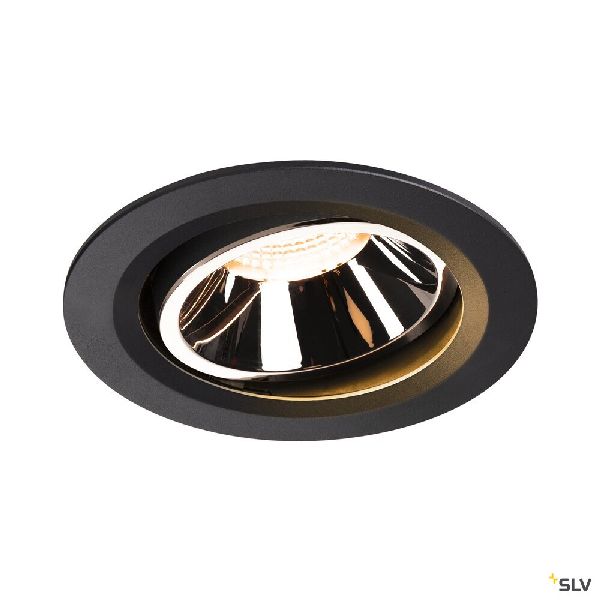 NUMINOS® MOVE L, encastré plafond orientable, 55°, noir/chrome, LED 25,41W 2700K 1003633