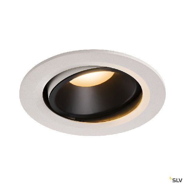 NUMINOS® MOVE L, encastré plafond orientable, 20°, blanc/noir, LED 25,41W 2700K 1003637