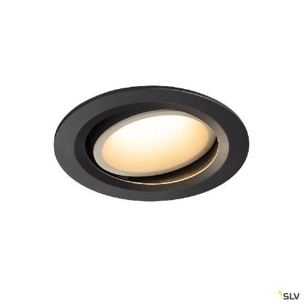 NUMINOS® MOVE L, encastré plafond orientable, 55°, noir/blanc, LED 25,41W 3000K 1003656