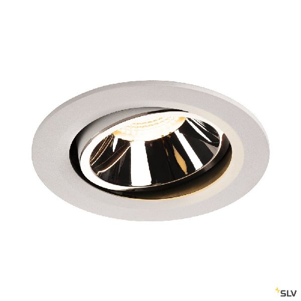 NUMINOS® MOVE L, encastré plafond orientable, 20°, blanc/chrome LED 25,41W 3000K 1003663