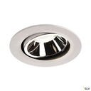 NUMINOS® MOVE L, encastré plafond orientable, 55°, blanc/chrome LED 25,41W 4000K 1003693