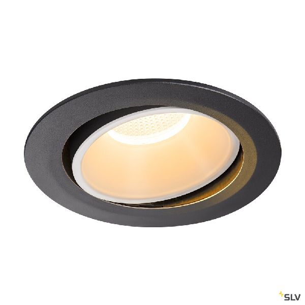 NUMINOS® MOVE XL, encastré plafond orientable, 20°, noir/blanc, LED 37,4W 2700K 1003698