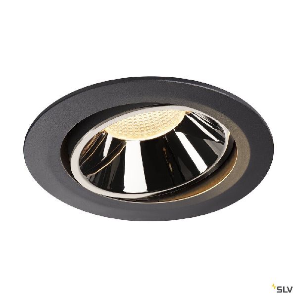 NUMINOS® MOVE XL, encastré plafond orientable, 40°, noir/chrome, LED 37,4W 3000K 1003726