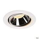 NUMINOS® MOVE XL, encastré plafond orientable, 20°, blanc/chrome LED 37,4W 3000K 1003735