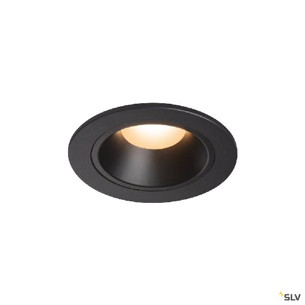 NUMINOS® S, encastré de plafond, 20°, noir, LED, 8,6W, 2700K, IP20/IP44 1003769