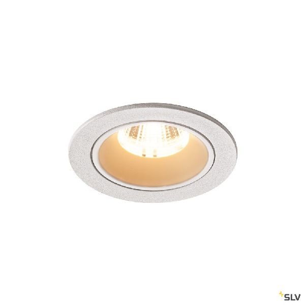 NUMINOS® S, encastré de plafond, 20°, blanc, LED, 8,6W, 2700K, IP20/IP44 1003782