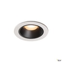 NUMINOS® S, encastré de plafond, 55°, blanc/noir, LED, 8,6W, 2700K, IP20/IP44 1003787