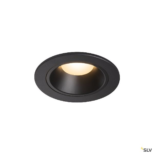 NUMINOS® S, encastré de plafond, 20°, noir, LED, 8,6W, 3000K, IP20/IP44 1003793