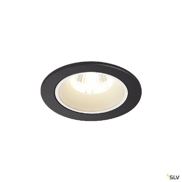 NUMINOS® S, encastré de plafond, 20°, noir/blanc, LED, 8,6W, 4000K, IP20/IP44 1003818