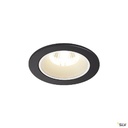 NUMINOS® S, encastré de plafond, 55°, noir/blanc, LED, 8,6W, 4000K, IP20/IP44 1003824