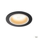 NUMINOS® M, encastré de plafond, 20°, noir/blanc, LED, 17,55W, 2700K, IP20/IP44 1003842