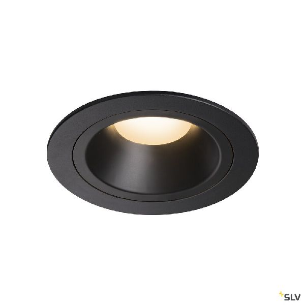 NUMINOS® M, encastré de plafond, 55°, noir, LED, 17,55W, 3000K, IP20/IP44 1003871