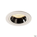 NUMINOS® M, encastré plafond, 20°, blanc/chrome, LED, 17,55W, 3000K, IP20/IP44 1003879