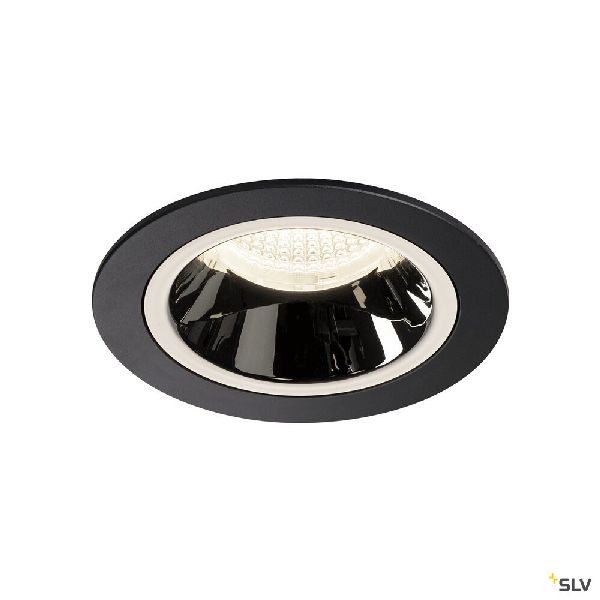 NUMINOS® M, encastré de plafond, 20°, noir/chrome, LED, 17,55W, 4000K, IP20/IP44 1003891