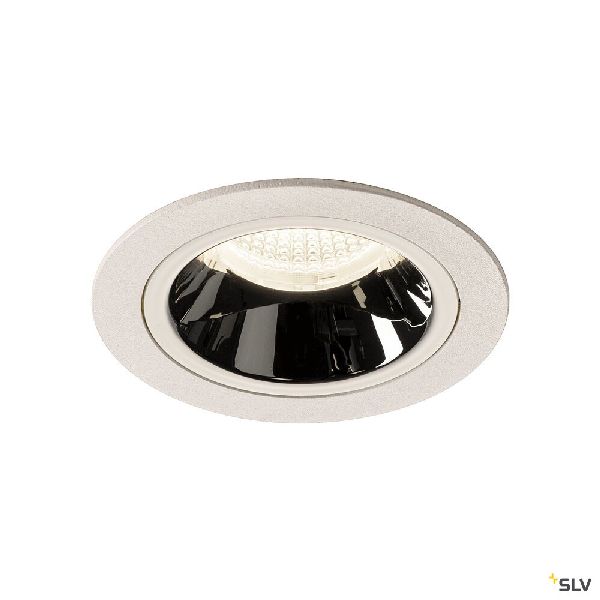 NUMINOS® M, encastré plafond, 20°, blanc/chrome, LED, 17,55W, 4000K, IP20/IP44 1003903