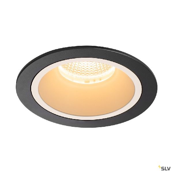 NUMINOS® L, encastré de plafond, 20°, noir/blanc, LED, 25,41W, 2700K, IP20/IP44 1003914