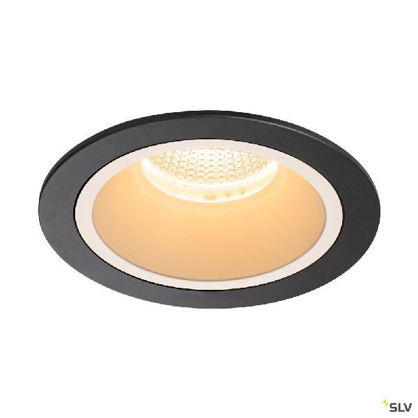 NUMINOS® L, encastré de plafond, 55°, noir/blanc, LED, 25,41W, 2700K, IP20/IP44 1003920