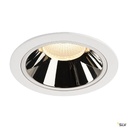 NUMINOS® XL, encastré plafond, 20°, blanc/chrome, LED, 37,4W, 3000K, IP20/IP44 1004023