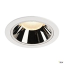 NUMINOS® XL, encastré plafond, 40°, blanc/chrome, LED, 37,4W, 3000K, IP20/IP44 1004026