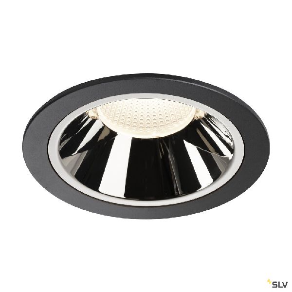 NUMINOS® XL, encastré de plafond, 20°, noir/chrome, LED, 37,4W, 4000K, IP20/IP44 1004035
