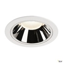 NUMINOS® XL, encastré plafond, 20°, blanc/chrome, LED, 37,4W, 4000K, IP20/IP44 1004047