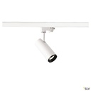 NUMINOS® S, spot pr rail 3 allumages, 24°, blanc/noir, LED, 11W, 4000K Triac 1004094