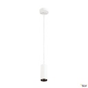 NUMINOS® S, suspension, 24°, blanc/noir, LED, 11W, 2700K, variable 1004150