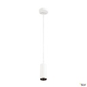 NUMINOS® S, suspension, 24°, blanc/noir, LED, 11W, 3000K, variable 1004158