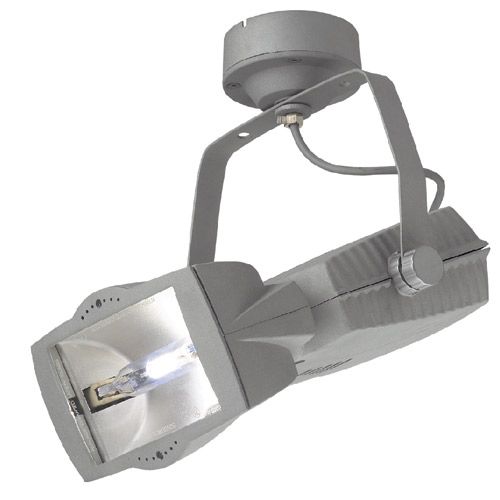 [LK-XF8030-5] Luminaire  Projecteur Patère 70W argent Rx7s 230v platine incorporé IP20