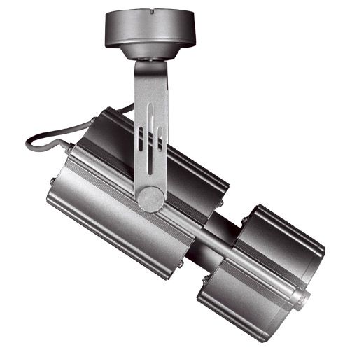 [LK-XFST27C-5] Luminaire  Projecteur Patère 70W argent+alim 230V