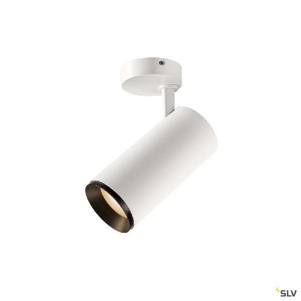 NUMINOS® L, plafonnier orientable, 24°, blanc/noir, LED, 28W, 2700K, variable 1004294