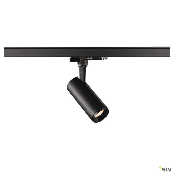 NUMINOS® S, spot pr rail 3 allumages, 24°, noir, LED, 11W, 2700K, variable Dali 1004362