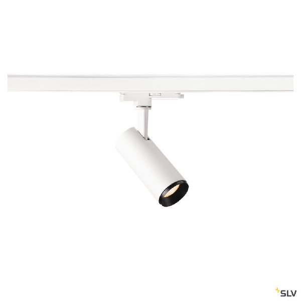 NUMINOS® S, spot pr rail 3 allumages, 24°, blanc/noir, LED, 11W, 2700K Dali 1004366