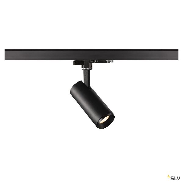 NUMINOS® S, spot pr rail 3 allumages, 36°, noir, LED, 11W, 3000K, variable Dali 1004371