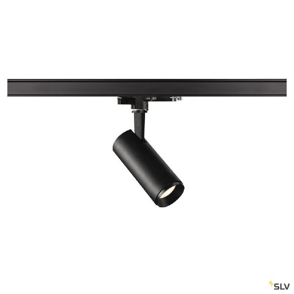 NUMINOS® S, spot pr rail 3 allumages, 24°, noir, LED, 11W, 4000K, variable Dali 1004378