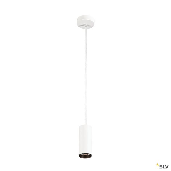 NUMINOS® S, suspension, 36°, blanc/noir, LED, 11W, 2700K, variable Dali 1004439