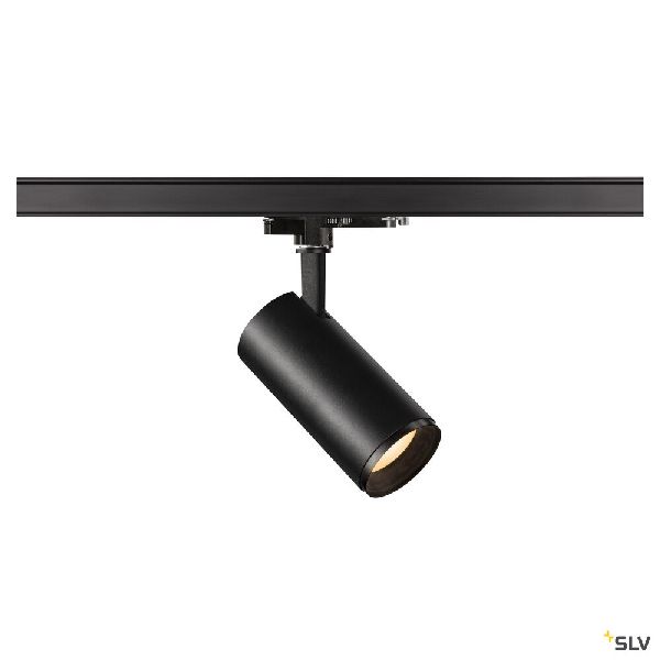 NUMINOS® M, spot pr rail 3 allumages, 24°, noir, LED, 20W, 2700K, variable Dali 1004458