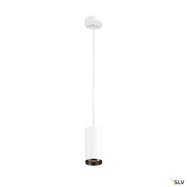 NUMINOS® M, suspension, 36°, blanc/noir, LED, 20W, 2700K, variable Dali 1004535