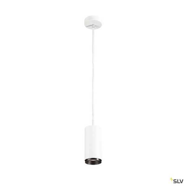 NUMINOS® M, suspension, 36°, blanc/noir, LED, 20W, 4000K, variable Dali 1004551