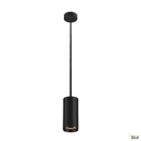 NUMINOS® L, suspension intérieure, 24°, noir, LED, 28W, 3000K, variable Dali 1004634