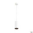 NUMINOS® L, suspension, 24°, blanc/noir, LED, 28W, 3000K, variable Dali 1004638