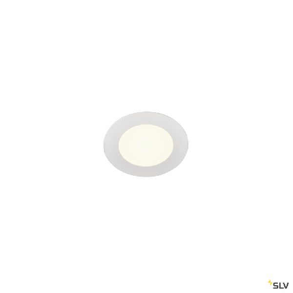 SENSER 12, encastré de plafond intérieur, rond, blanc, LED, 6W, 4000K 1004694