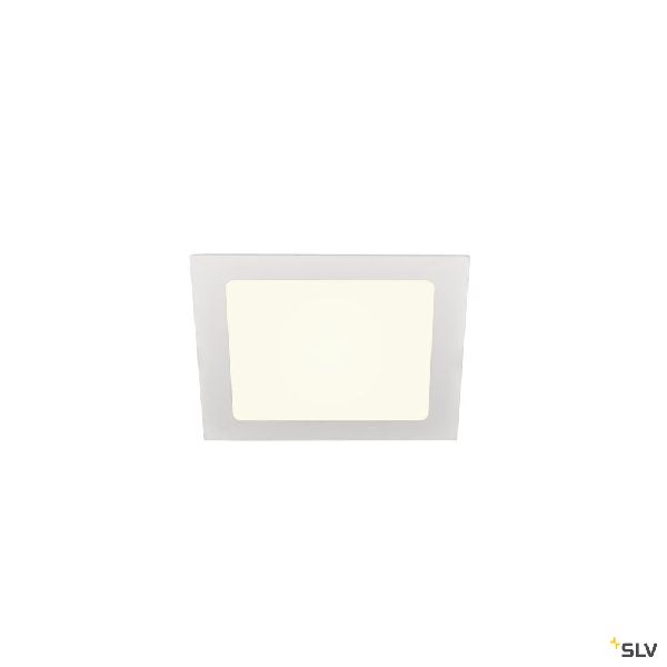 SENSER 18, encastré de plafond intérieur, carré, blanc, LED, 9,7W, 4000K 1004698